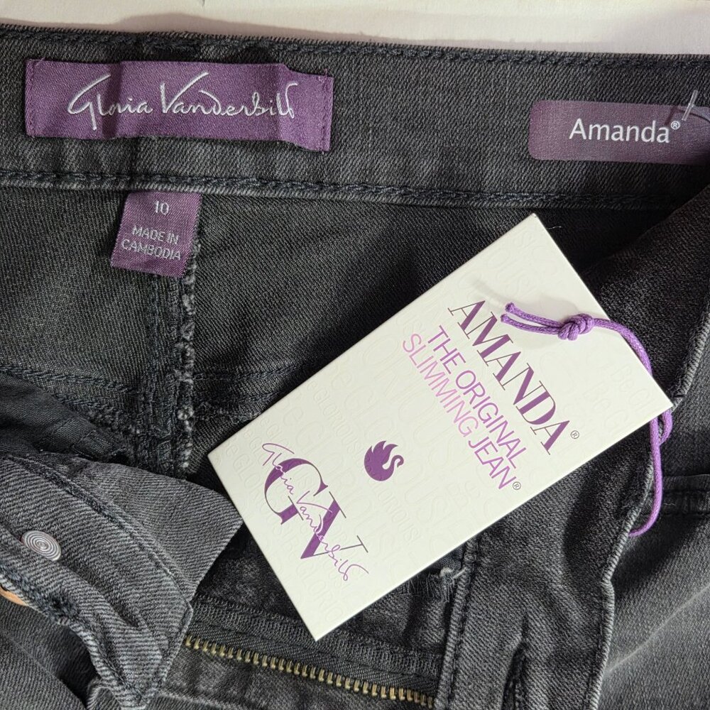 NWT Gloria Vanderbilt Women's Amanda Classic Straight Jeans - Picture 8 of 14